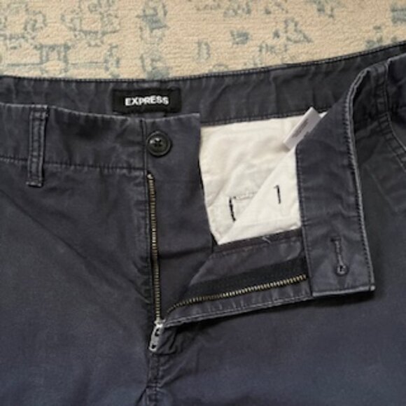 🧡3/15 Bundle x2 Express Classic 10" Inseam Shorts Men's 33 - Picture 5 of 12